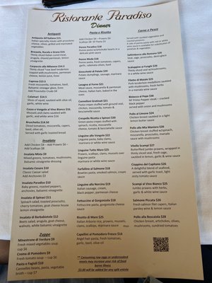 Menu photo 5 Ristorante Paradiso Kirkland, WA Menu photo 5 Ristorante Paradiso Kirkland, WA