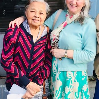 Cook's Seafood - Aunty and I enjoying - Seafood Near Me - Menlo Park, California