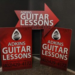 Adkins Guitar Lessons - Advertising and signs! Exciting