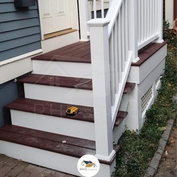 RHS Service - construction of external stairs - Siding Near Me