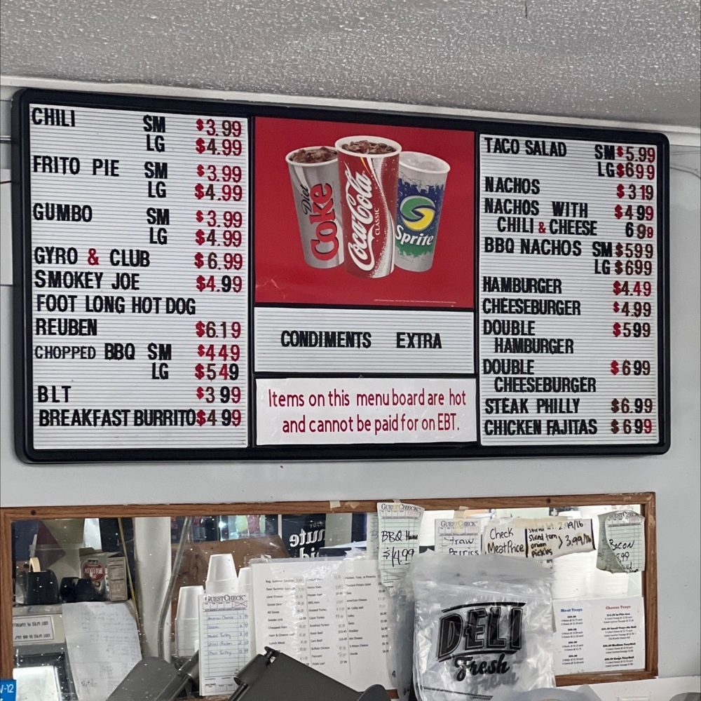 CORNER MARKET Updated September 2024 345 S 7th St, West Helena