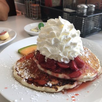 The Roadrunner Restaurant - Pancakes with Strawberries and Whipped Cream - Breakfast & Brunch Near Me - Langley, British Columbia The Roadrunner Restaurant - Pancakes with Strawberries and Whipped Cream - Breakfast & Brunch Near Me - Langley, British Columbia