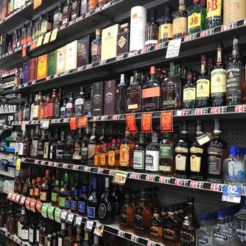 Big E Wines & Liquor - shelves of liquor - Beer, Wine & Spirits Near Me - La Mesa, California