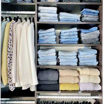Swoon Spaces - An organized closet means you can see everything you own, which means you can remember to wear everything that you own. - Home Organization Near Me Swoon Spaces - An organized closet means you can see everything you own, which means you can remember to wear everything that you own. - Home Organization Near Me