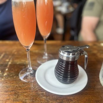 The Bee & the Biscuit - Blackberry-Blood Orange Mimosa - Breakfast & Brunch Near Me - Virginia Beach, Virginia