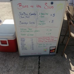 Buns-N-the Sun - Menu