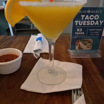 Blue Agave - a taco tuesday cocktail on a table - Mexican Near Me - Brooklyn, New York Blue Agave - a taco tuesday cocktail on a table - Mexican Near Me - Brooklyn, New York