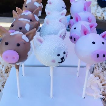Izzy's Cake Pops - Farm animal themes chocolate cake pops - Desserts Near Me - Santa Ana, California