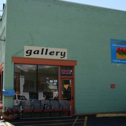 Green Cat - Side of gallery