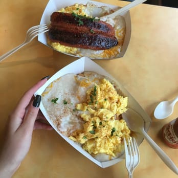 Biscuit Bitch - Hot Mess Bitch (very spicy) and Gritty Scrambled Cheesy Egg Bitch - Breakfast & Brunch Near Me - Seattle, Washington Biscuit Bitch - Hot Mess Bitch (very spicy) and Gritty Scrambled Cheesy Egg Bitch - Breakfast & Brunch Near Me - Seattle, Washington