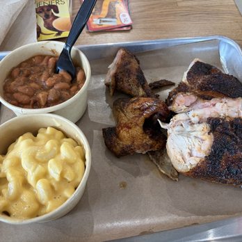 Smokey Mo's BBQ - 1/2 Chicken plate - Barbeque Near Me - Schertz, Texas