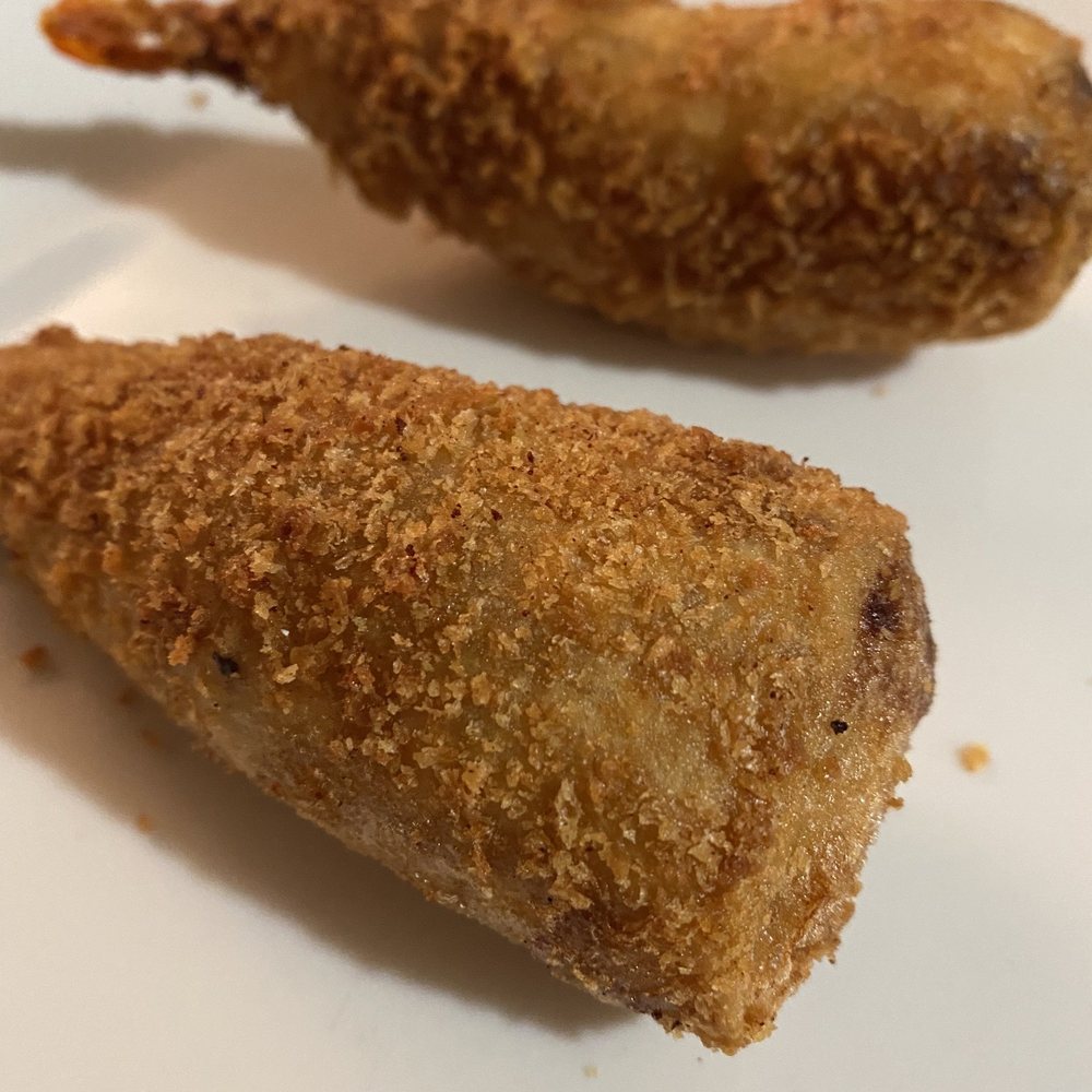 Lien Hue 3 - #1- Tom hoa tien: rocket shrimp: shrimp & pork egg roll w/ a whole shrimp. - Vietnamese Near Me - Westminster, California Lien Hue 3 - #1- Tom hoa tien: rocket shrimp: shrimp & pork egg roll w/ a whole shrimp. - Vietnamese Near Me - Westminster, California