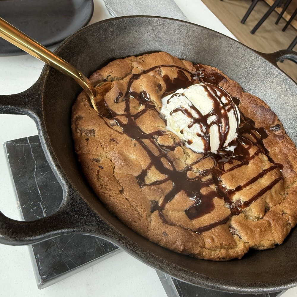 Salt & Acres - Chocolate chip cookie skillet - be patient but it's worth it - Venues & Event Spaces Near Me - Fort Lupton, Colorado Salt & Acres - Chocolate chip cookie skillet - be patient but it's worth it - Venues & Event Spaces Near Me - Fort Lupton, Colorado