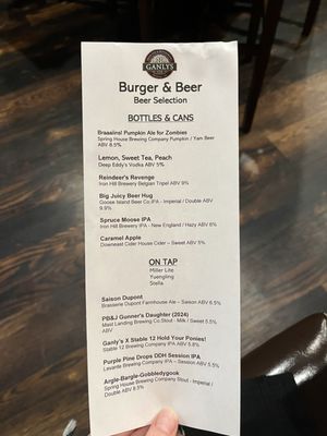 Menu photo 4 Ganly's Pub & Restaurant Sinking Spring, PA