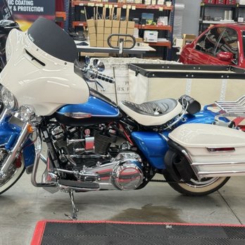 Gloss It Ceramic Coatings & PPF - Left side of my remade 2021 Harley Davidson FLH Revival #912 of 1500. Amazing job!!!!!! If you own a bike, send it to Gloss It. - Auto Detailing Near Me - Las Vegas, Nevada Gloss It Ceramic Coatings & PPF - Left side of my remade 2021 Harley Davidson FLH Revival #912 of 1500. Amazing job!!!!!! If you own a bike, send it to Gloss It. - Auto Detailing Near Me - Las Vegas, Nevada