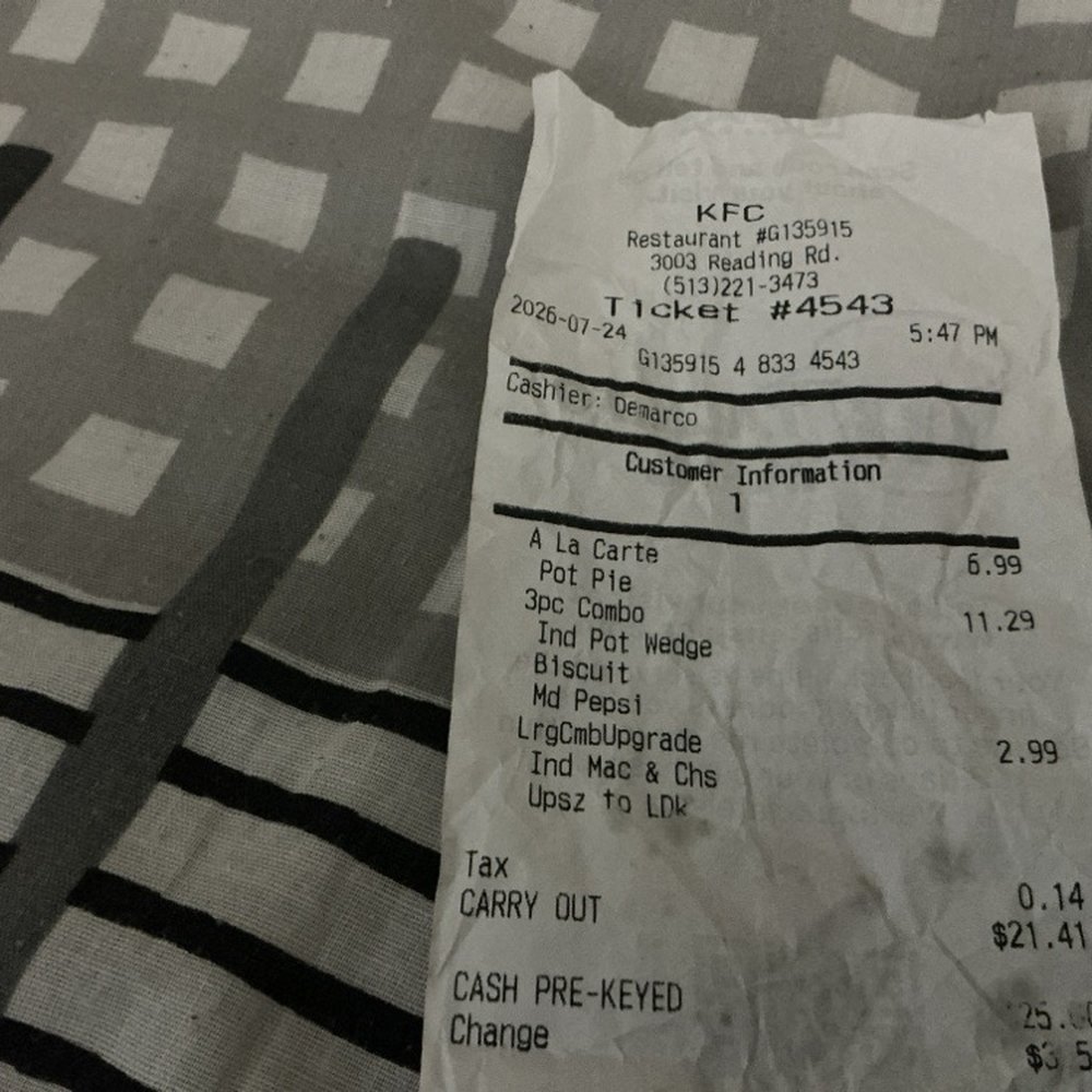 KFC - My ordered from KFC on Reading Rd. - Fast Food Near Me - Cincinnati, Ohio KFC - My ordered from KFC on Reading Rd. - Fast Food Near Me - Cincinnati, Ohio