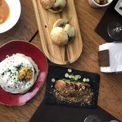 KGB - Tuna, oxtail burger, foigras