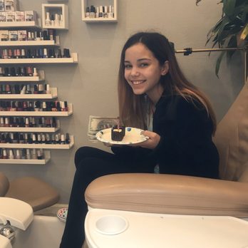 Elan Nail Spa - Nails for her 13th and they gave her cheesecake with happy birthday playing on the stereo! - Nail Salons Near Me - Keller, Texas