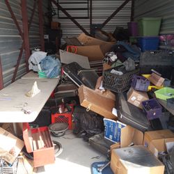 Storage Locker Barstow - after the robbery. they went through everything. then they came back shortly after and took the rest