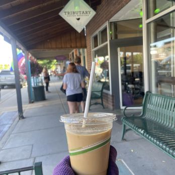 Tributary Coffee Roasters - Iced latte - Coffee Roasteries Near Me - Gunnison, Colorado Tributary Coffee Roasters - Iced latte - Coffee Roasteries Near Me - Gunnison, Colorado