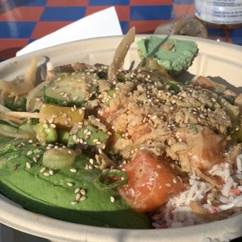 PokeHub - Made my own bowl with chipotle sauce - Poke Near Me - Reston, Virginia PokeHub - Made my own bowl with chipotle sauce - Poke Near Me - Reston, Virginia