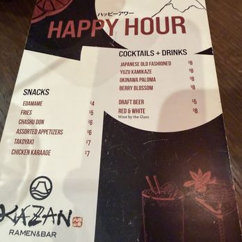 Kazzan Ramen & Bar - Happy Hour Menu - Ramen Near Me - Houston, Texas Kazzan Ramen & Bar - Happy Hour Menu - Ramen Near Me - Houston, Texas