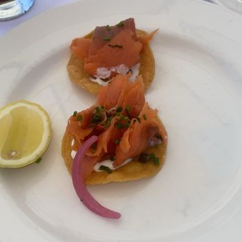 Las Brisas - Smoked Salmon Tostadas - Mexican Near Me - Laguna Beach, California Las Brisas - Smoked Salmon Tostadas - Mexican Near Me - Laguna Beach, California
