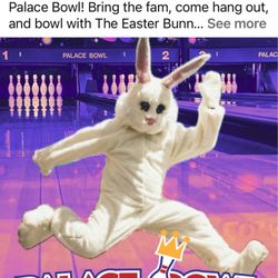Palace Bowl - Easter Bowling wBunny