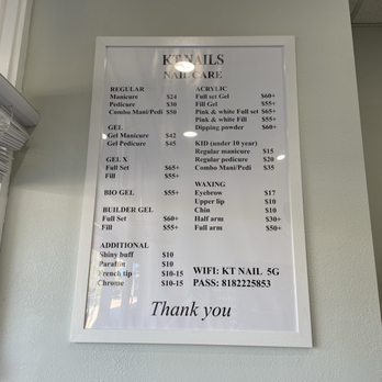 K T Nails - Prices Feb 2026 - Nail Salons Near Me - Calabasas, California