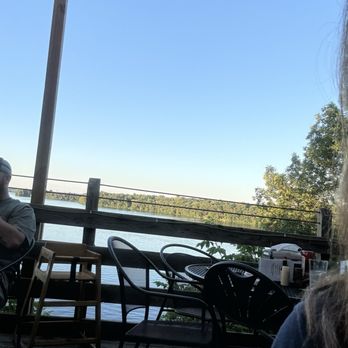 The Waterfront - Deck overlooking the water - New American Near Me - Menomonie, Wisconsin
