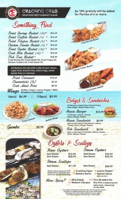 Menu photo 7 Cracking Crab Pensacola, FL Menu photo 7 Cracking Crab Pensacola, FL