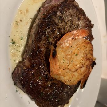 Ruth's Chris Steak House - RIBEYE* with grilled shrimp - Steakhouses Near Me - Long Beach, California Ruth's Chris Steak House - RIBEYE* with grilled shrimp - Steakhouses Near Me - Long Beach, California