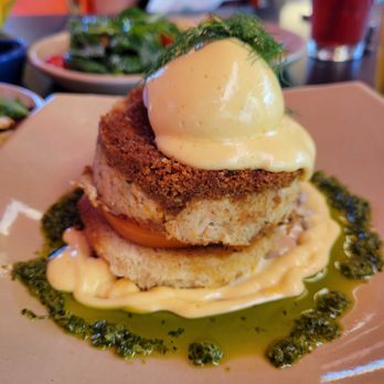 Snooze, an A.M. Eatery - Crabcake Benedict - Breakfast & Brunch Near Me - Tustin, California Snooze, an A.M. Eatery - Crabcake Benedict - Breakfast & Brunch Near Me - Tustin, California