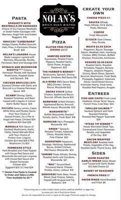 Menu photo 1 Nolan's Brick Oven Bistro Wolfeboro, NH