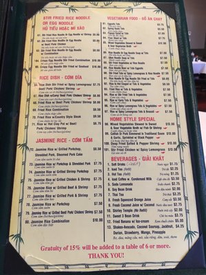 Menu photo 6 Viet Taste Albuquerque, NM
