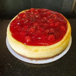 Crissy's NY Cheesecakes - Cherry Topped plain cheesecake