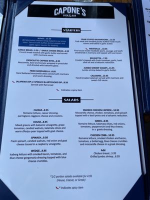 Menu photo 4 Capone's Oven & Bar Houston, TX Menu photo 4 Capone's Oven & Bar Houston, TX