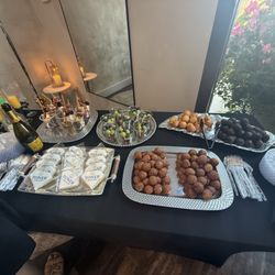 Toner Jewelers - Charcuterie spread and mimosas
