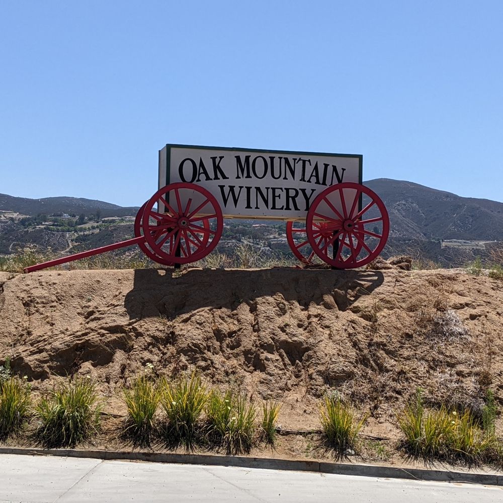 Oak Mountain Winery - Winery Sign - Wineries Near Me - Temecula, California Oak Mountain Winery - Winery Sign - Wineries Near Me - Temecula, California