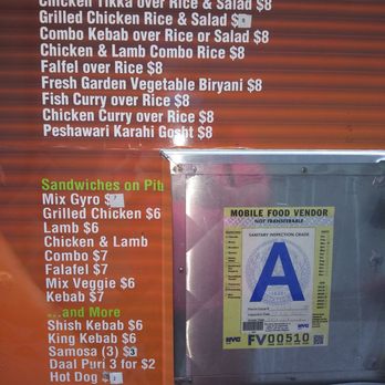 Biryani Cart - Reasonable prices and plate full of food - Indian Near Me - New York, New York