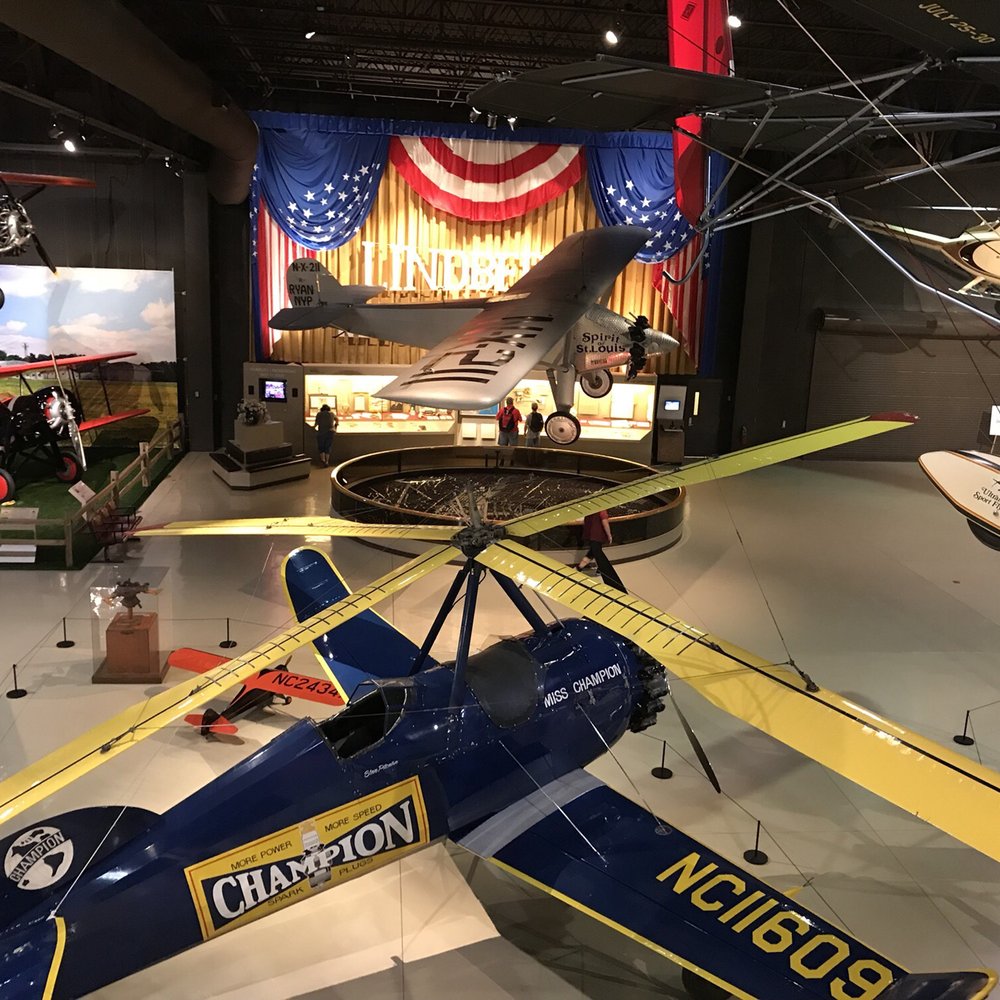 EAA Aviation Museum - Replica of Lindbergh's Spirit of St. Louis - Museums Near Me - Oshkosh, Wisconsin EAA Aviation Museum - Replica of Lindbergh's Spirit of St. Louis - Museums Near Me - Oshkosh, Wisconsin