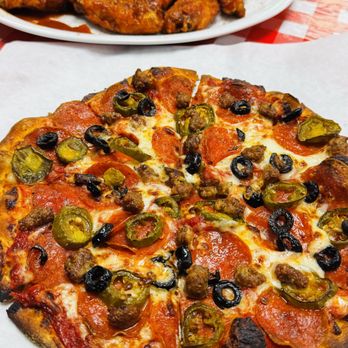 Fernando's Pizza - Pepperoni, sausage, olives, jalapeño
Thin crust Extra crispy
10 Cajun wings - Pizza Near Me - Spring Valley, California Fernando's Pizza - Pepperoni, sausage, olives, jalapeño
Thin crust Extra crispy
10 Cajun wings - Pizza Near Me - Spring Valley, California