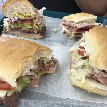 Obee's Sub Shop - three sub sandwiches on a tray - Sandwiches Near Me - Englewood, Florida