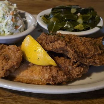 The Yearling Restaurant - Fried catfish. Not oily or greasy. Nice and flaky too. Collards not bitter & were flavorful. Coleslaw was nice amd crisp, not soggy. 5/5 - Southern Near Me - Hawthorne, Florida The Yearling Restaurant - Fried catfish. Not oily or greasy. Nice and flaky too. Collards not bitter & were flavorful. Coleslaw was nice amd crisp, not soggy. 5/5 - Southern Near Me - Hawthorne, Florida
