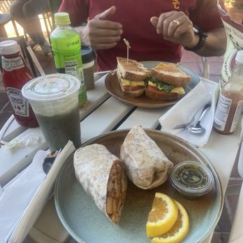 Piccadilly Grace - The Lena (Vegan Breakfast Burrito). Blueberry Matcha - Coffee & Tea Near Me - South Pasadena, California Piccadilly Grace - The Lena (Vegan Breakfast Burrito). Blueberry Matcha - Coffee & Tea Near Me - South Pasadena, California