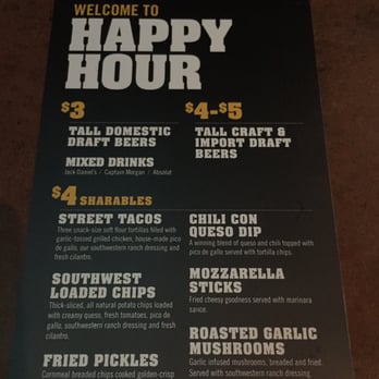Buffalo Wild Wings - New Happy Hour menu as of 9/1/15.  Wings now .70 instead of .45 for HH.  :-( - American Near Me - Henderson, Nevada