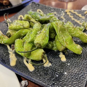 Sam's Bar & Grill - Shishito peppers with aioli. Delicious - Tacos Near Me - Ringwood, New Jersey