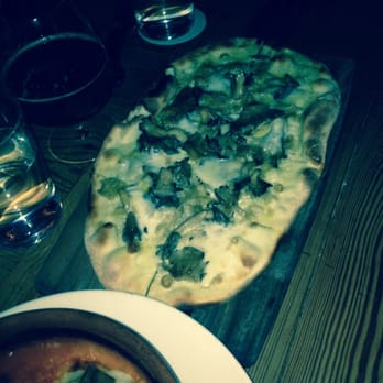 Ecco Midtown - Truffle wood fire flat bread pizza - Modern European Near Me - Atlanta, Georgia