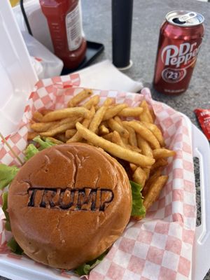 trump burger by null