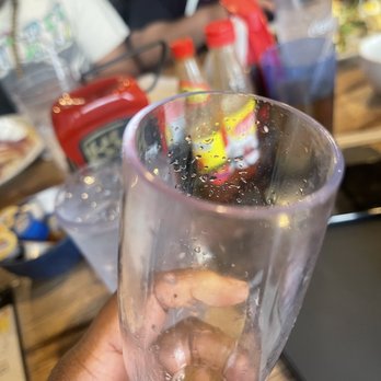 Two Eggs - The lipstick stain on the glass which the server asked me why was I taking a picture of it. Now she knows why. - Breakfast & Brunch Near Me - Conyers, Georgia Two Eggs - The lipstick stain on the glass which the server asked me why was I taking a picture of it. Now she knows why. - Breakfast & Brunch Near Me - Conyers, Georgia